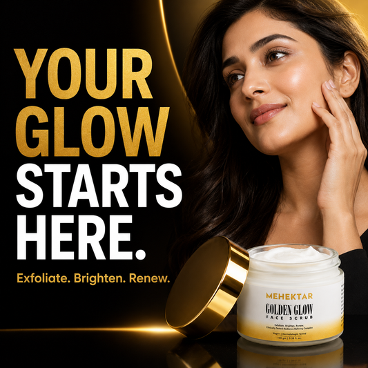 MEHEKTAR Golden Glow Face Exfoliator, 100 ml