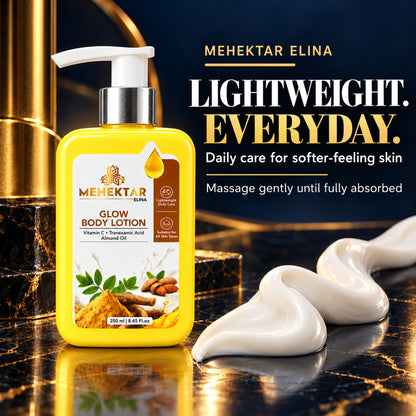 MEHEKTAR ELINA Glow Body Lotion with Vitamin C, 250 ml