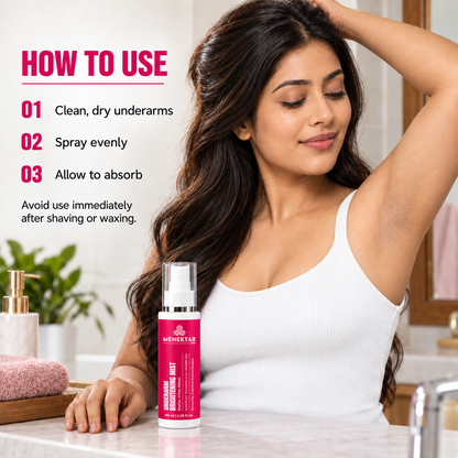 MEHEKTAR ZIVA Underarm Brightening Mist, 100 ml