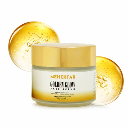 MEHEKTAR Golden Glow Face Exfoliator with Niacinamide and Kojic Acid 100 ml