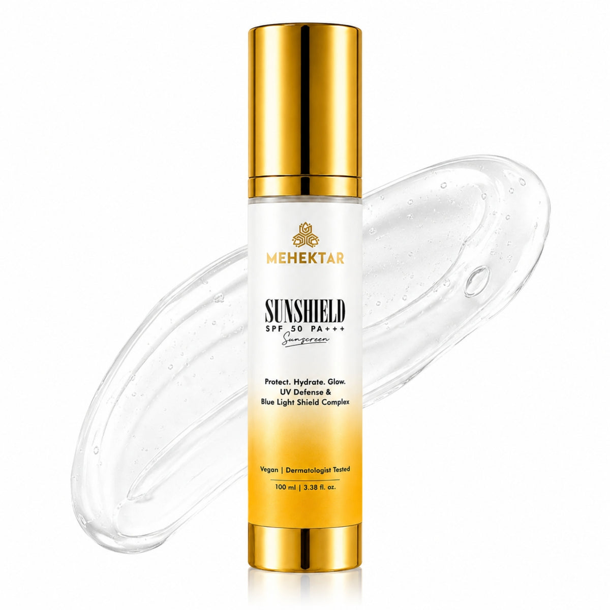 MEHEKTAR SunShield SPF 50 PA+++ Sunscreen with Aloe Vera 100 ml