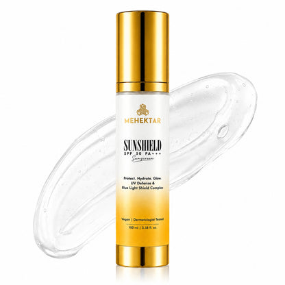 MEHEKTAR SunShield SPF 50 PA+++ Sunscreen with Aloe Vera 100 ml