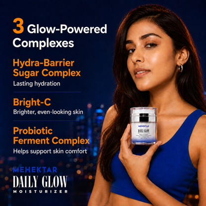 MEHEKTAR Daily Glow Moisturizer with Vitamin C, 50 ml