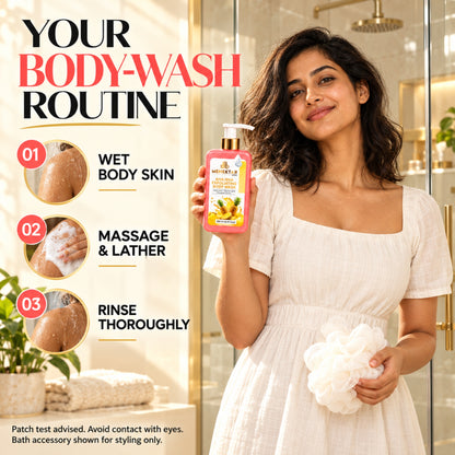 MEHEKTAR EVIRA AHA/BHA Exfoliating Body Wash, 250 ml