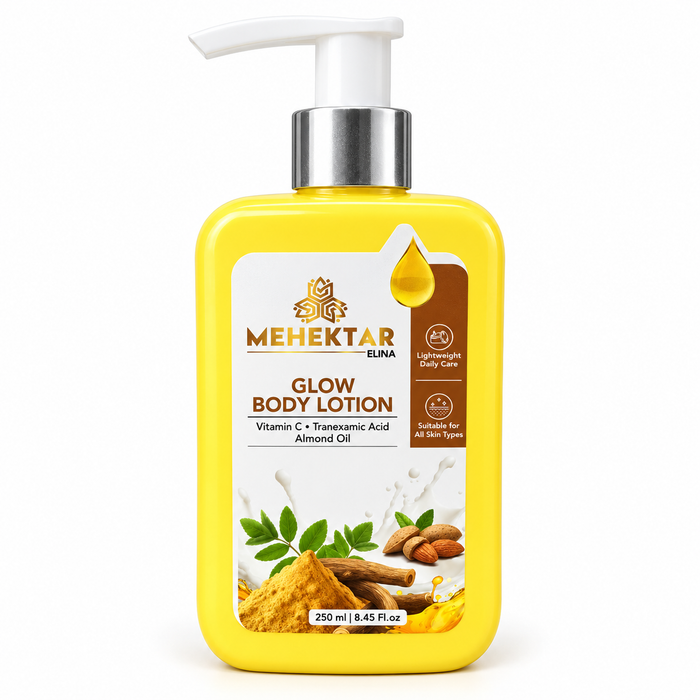 MEHEKTAR ELINA Glow Body Lotion with Vitamin C, 250 ml